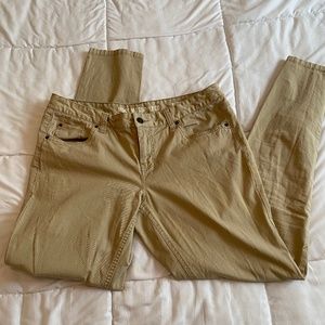 Mossimo Khaki Skinny Jeans Size 11 Fit 6